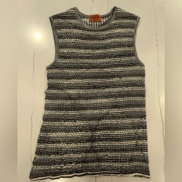 MISSONI Vintage Knit Sleeveless Top - Picture 2 of 10